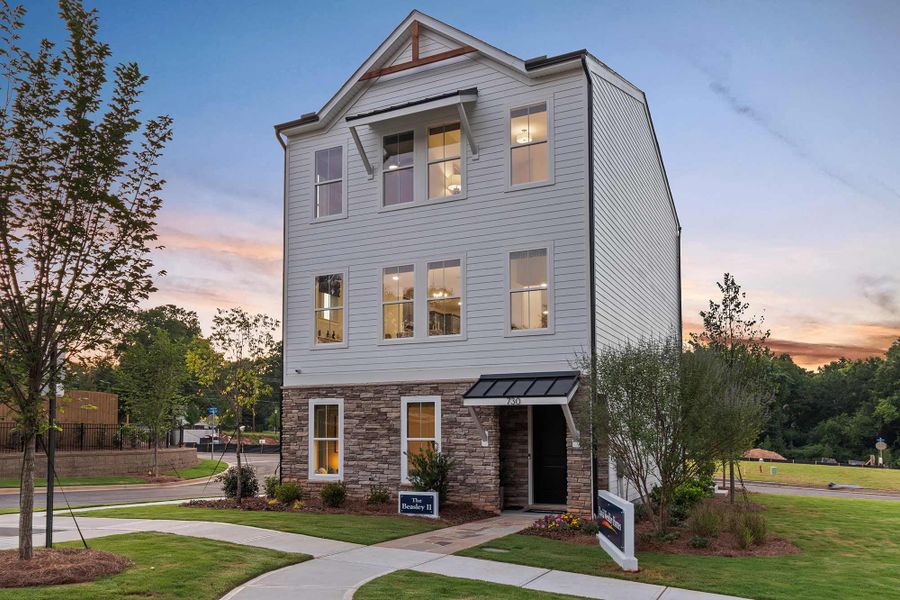 Front exterior of a home in the Celesta community, located in Scottdale, GA (Image 4). Front exterior of a home in the Celesta community, located in Scottdale, GA (Image 4).