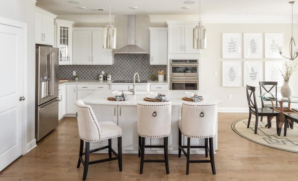 Furnished interior in a model home at Founders Club in Moore (Image 6).