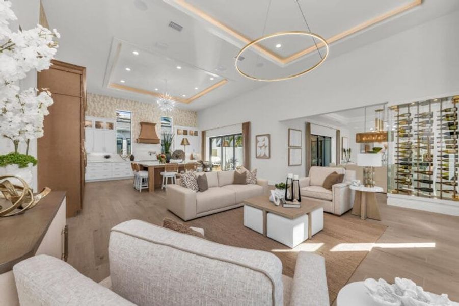 Furnished interior in a model home at Aqua in Bradenton (Image 10). Furnished interior in a model home at Aqua in Bradenton (Image 10).