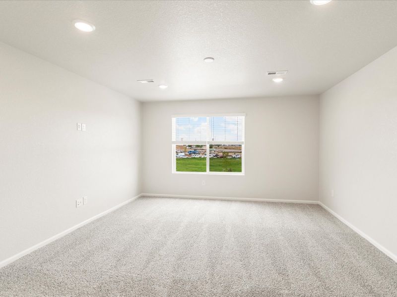 Woodland floorplan interior image taken at a Meritage Homes community in Broomfield, CO.