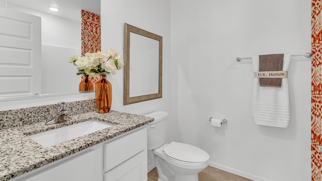 Furnished interior in a model home at Senita Crossing in Tucson (Image 50).