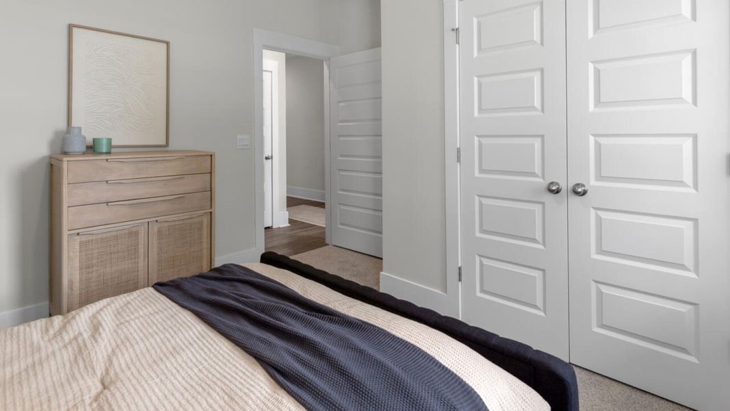 Furnished interior in a model home at The Grove at Blake Farm in Wilmington (Image 34).