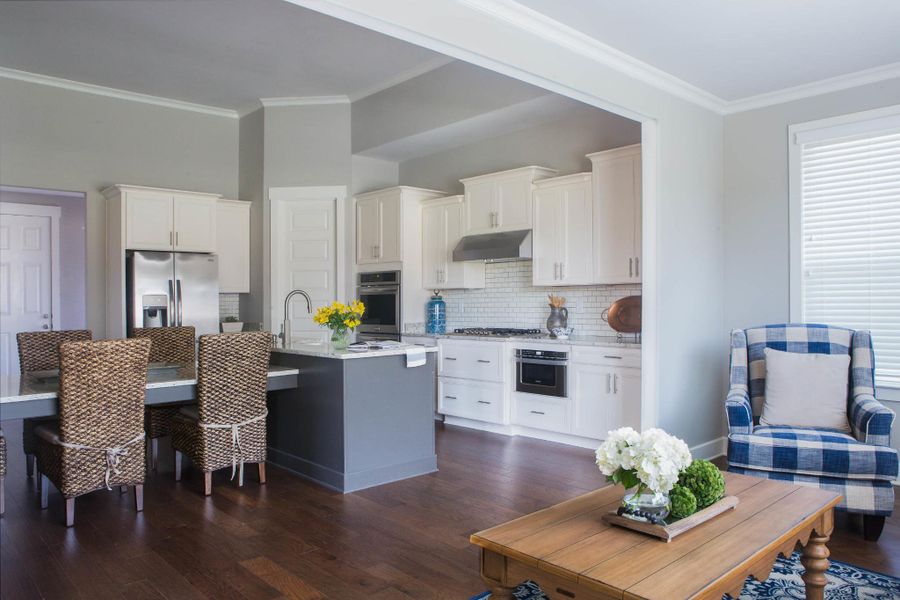 Furnished interior in a model home at White Oak in Arlington (Image 20).