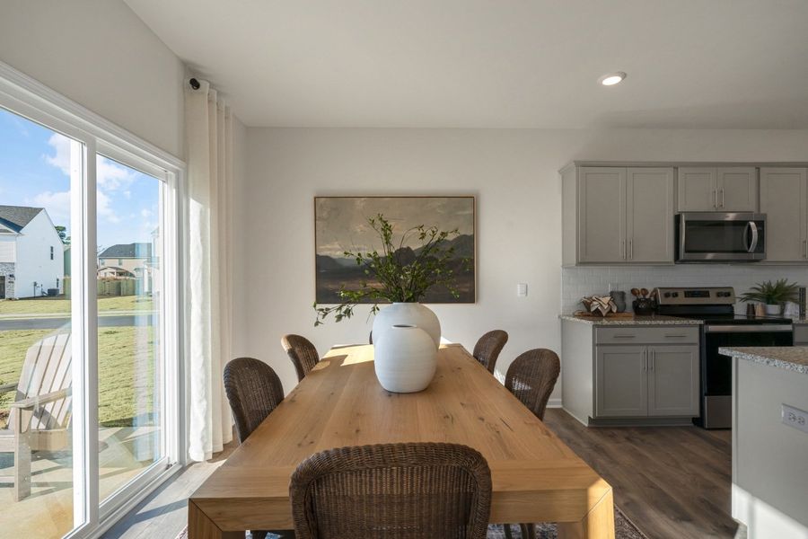 Furnished interior in a model home at Hoke Loop Ridge in Fayetteville (Image 32). Furnished interior in a model home at Hoke Loop Ridge in Fayetteville (Image 32).