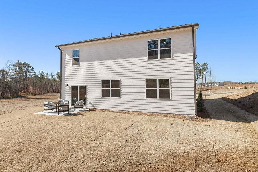 A house with a garage. A house with a garage.