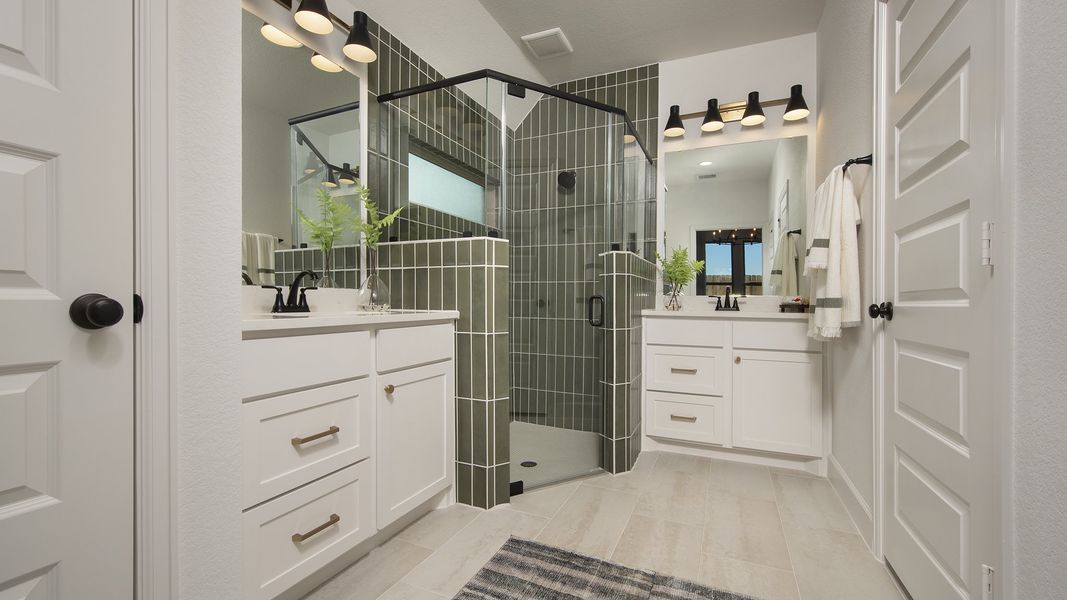 Furnished interior in a model home at Wildtree 40' in Magnolia (Image 9). Furnished interior in a model home at Wildtree 40' in Magnolia (Image 9).