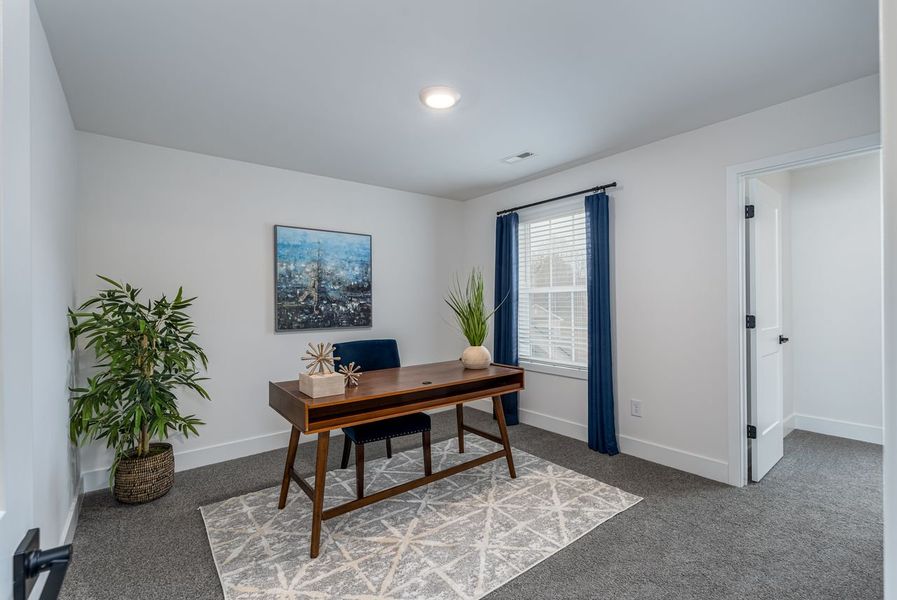 Furnished interior in a model home at Kerns Ridge in Salisbury (Image 21). Furnished interior in a model home at Kerns Ridge in Salisbury (Image 21).