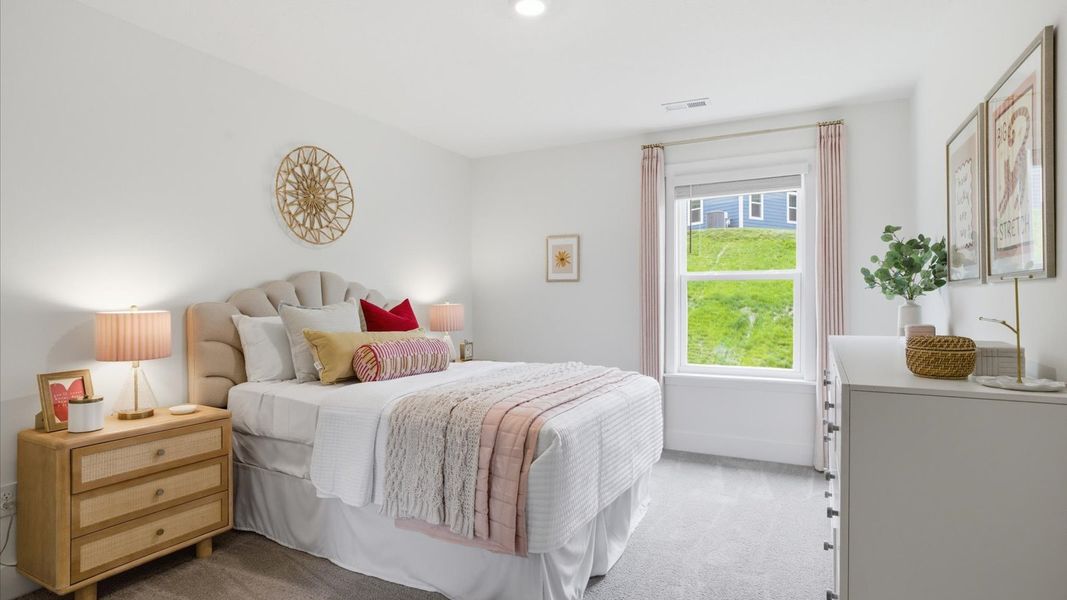 Furnished interior in a model home at Catlett Cove in Knoxville (Image 29).
