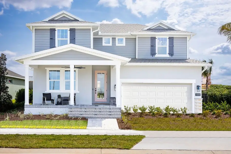 Front exterior of a home in the Cypress Bluff community, located in Groveland, FL (Image 3). Front exterior of a home in the Cypress Bluff community, located in Groveland, FL (Image 3).