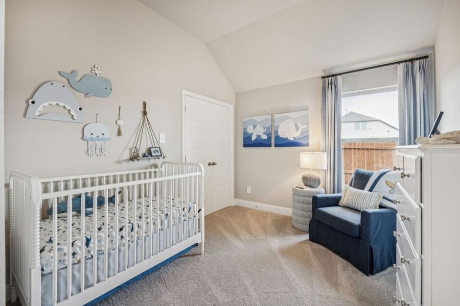 Furnished interior in a model home at Arcadia Trails in Balch Springs (Image 28).