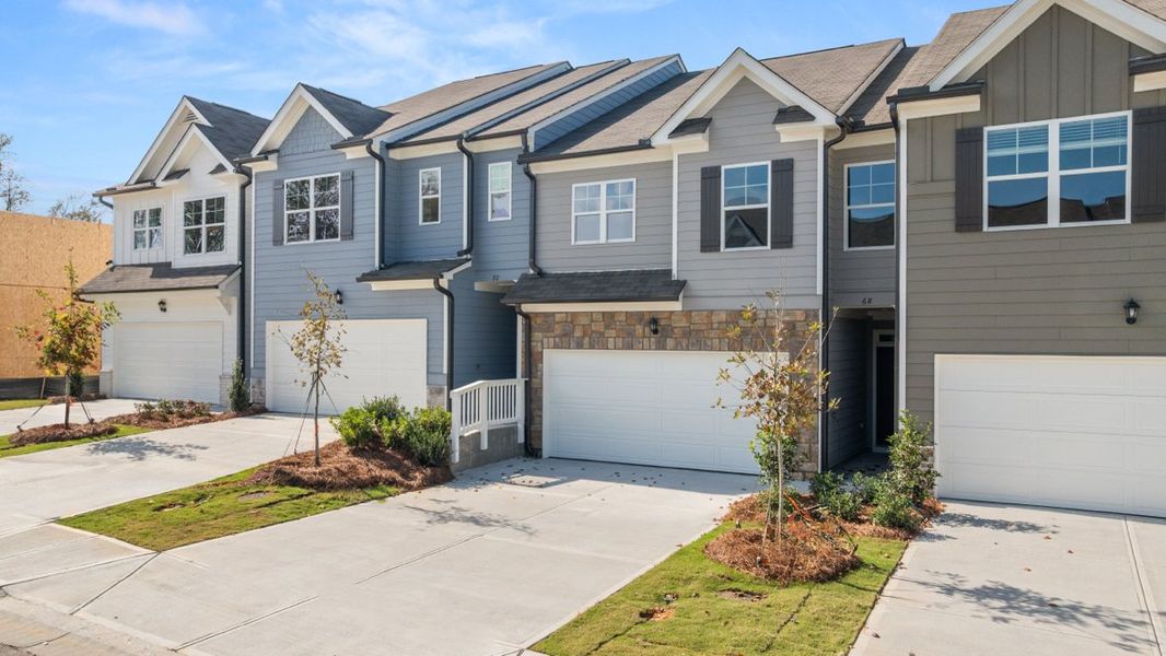 Front exterior of a home in the Hughes Court community, located in Dawsonville, GA (Image 4).
