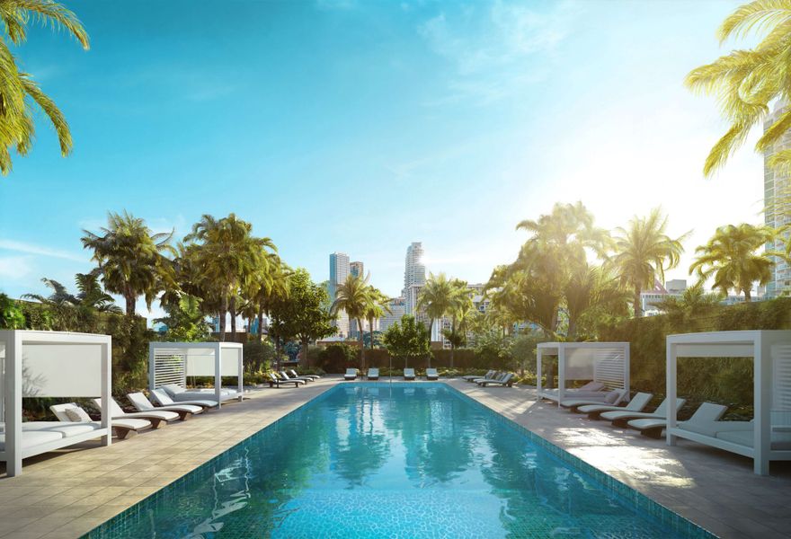 Community amenity available to residents of 2200 Brickell in Miami (Image 8).