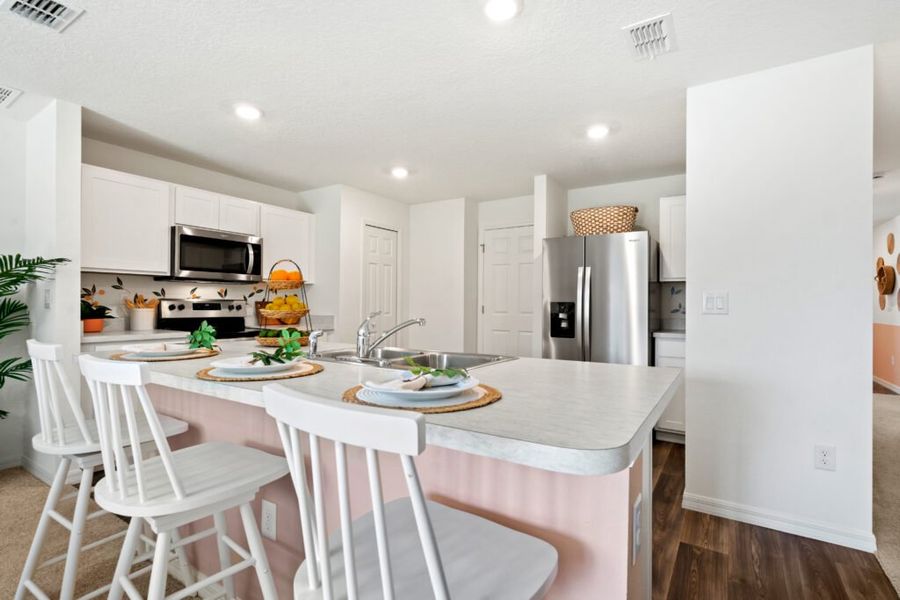 Furnished interior in a model home at Citrus Springs in Citrus Springs (Image 9).