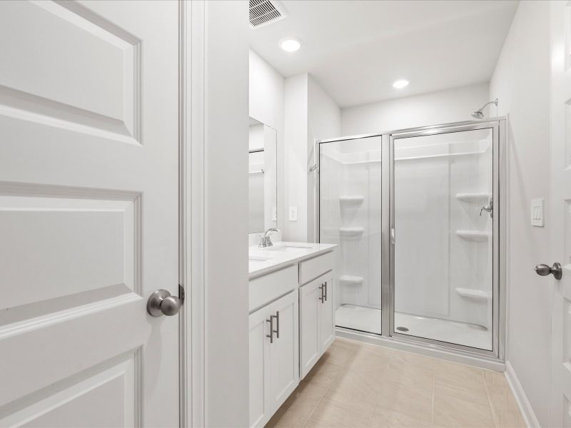 Furnished interior in a model home at Brayfield Manor - Signature Collection in Wellford (Image 5).