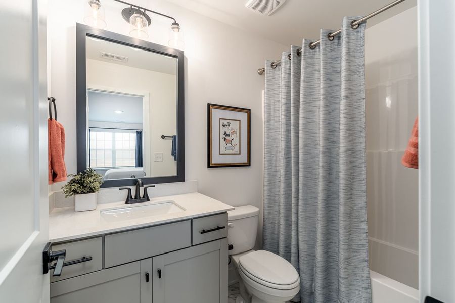 Furnished interior in a model home at Kerns Ridge in Salisbury (Image 25). Furnished interior in a model home at Kerns Ridge in Salisbury (Image 25).