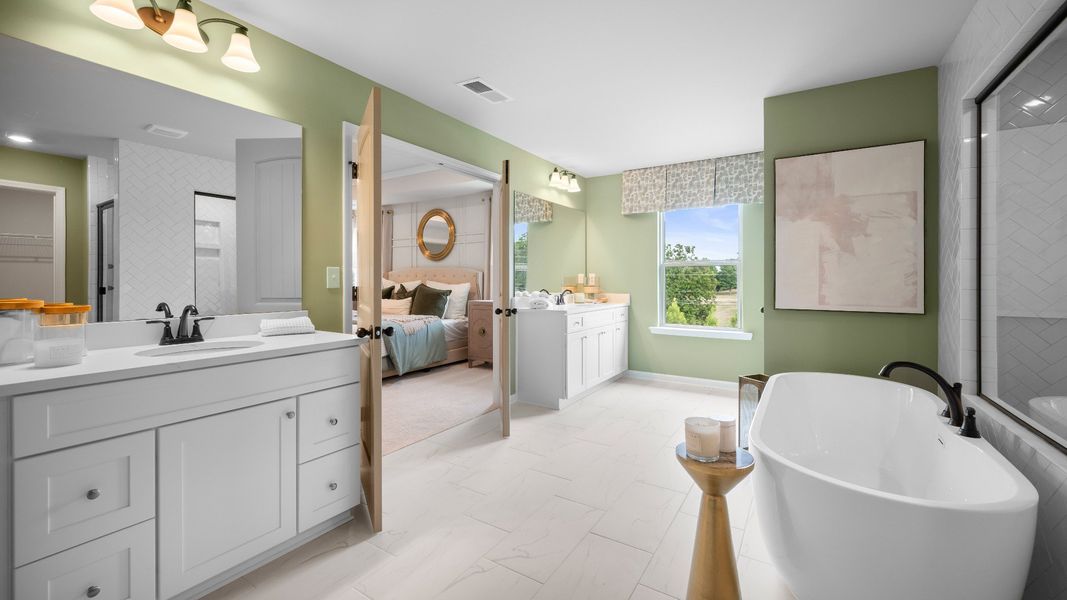 Furnished interior in a model home at Adagio in Dacula (Image 23). Furnished interior in a model home at Adagio in Dacula (Image 23).