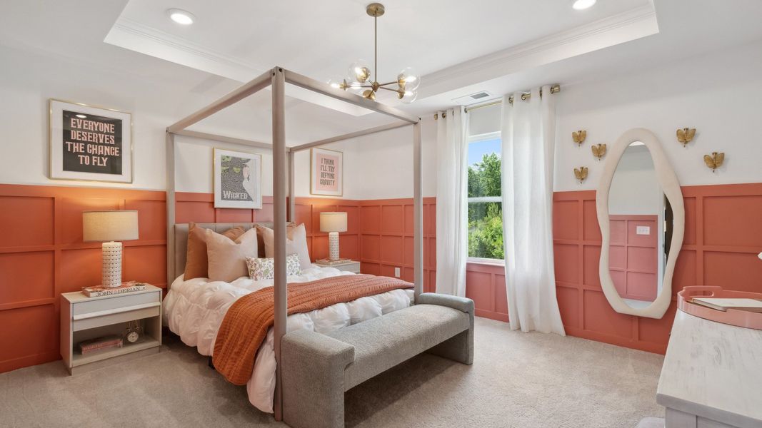 Furnished interior in a model home at Westwind Estates in Hampton (Image 12).