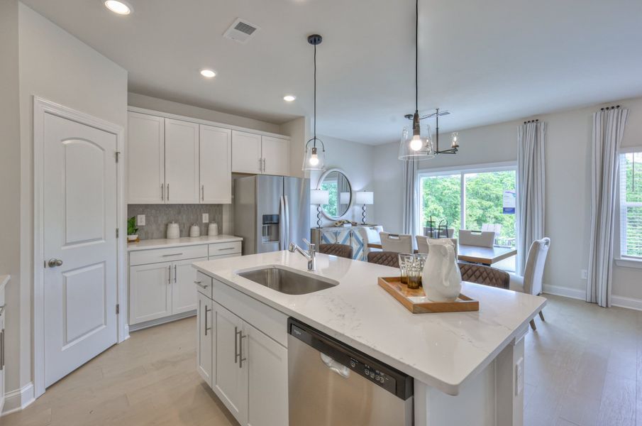 Furnished interior in a model home at Crestview - Legacy Series in Hermitage (Image 3).