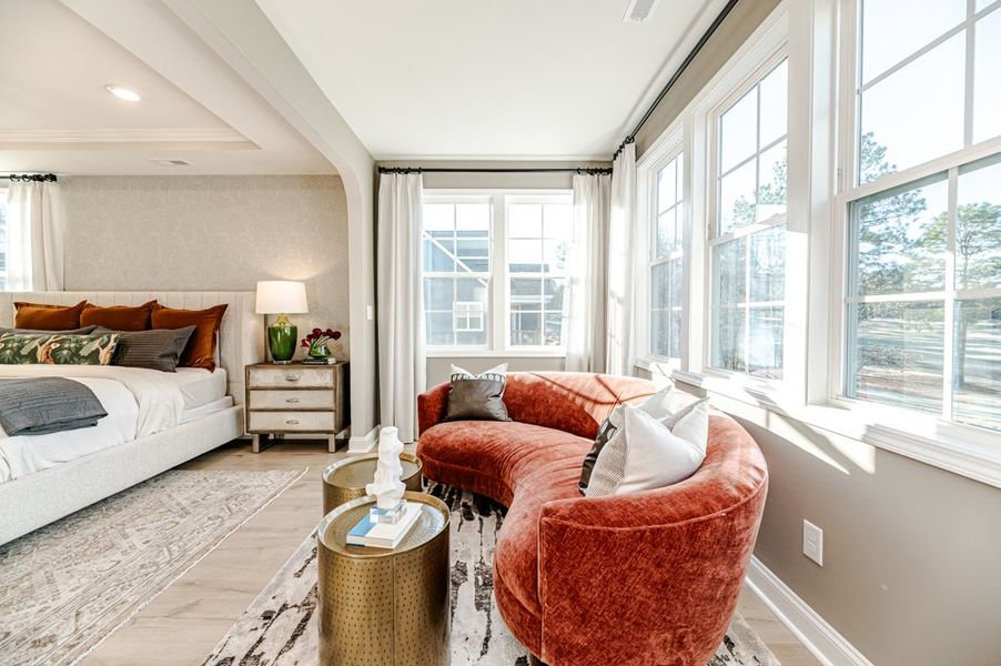 Furnished interior in a model home at Holston in Fuquay Varina (Image 14).