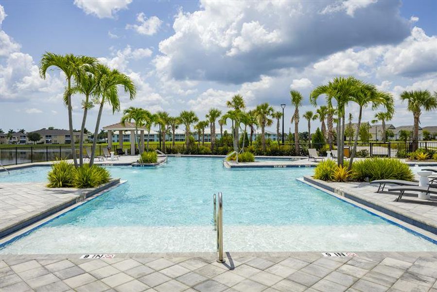 Spend your weekends cooling off at the community pool.