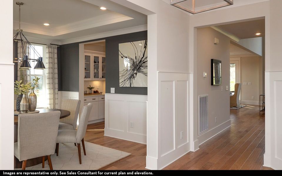 Furnished interior in a model home at Belvoir in Fairview (Image 7). Furnished interior in a model home at Belvoir in Fairview (Image 7).