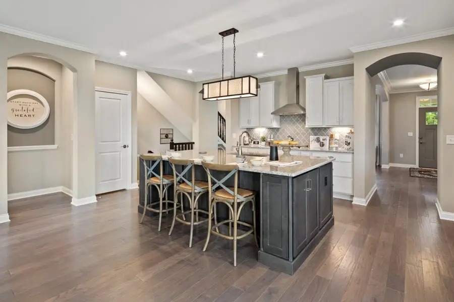 Furnished interior in a model home at Brookshale in Cumming (Image 17).