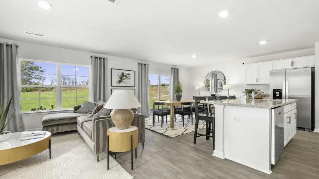 Furnished interior in a model home at Northbrooke Village in Madison (Image 5).