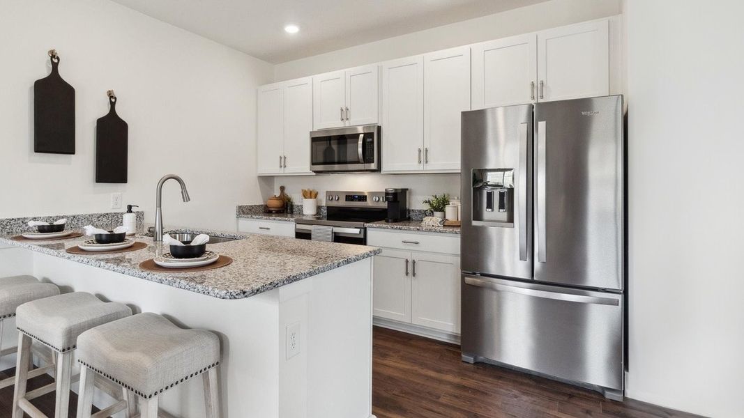 Furnished interior in a model home at Saint Marc's in Powell (Image 3).