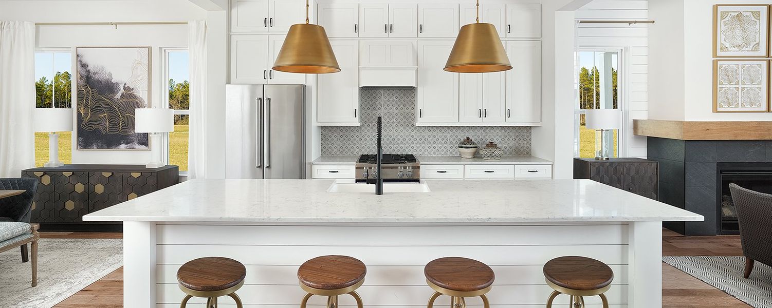 Furnished interior in a model home at Midtown at Nexton in Summerville (Image 9).