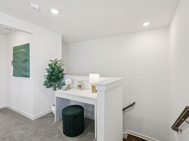 Furnished interior in a model home at Benders Cove - Premier Series in Mount Juliet (Image 15).