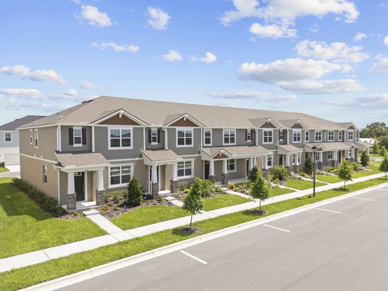 Front exterior of a home in the Meadowlark Landing community, located in Apopka, FL (Image 26).