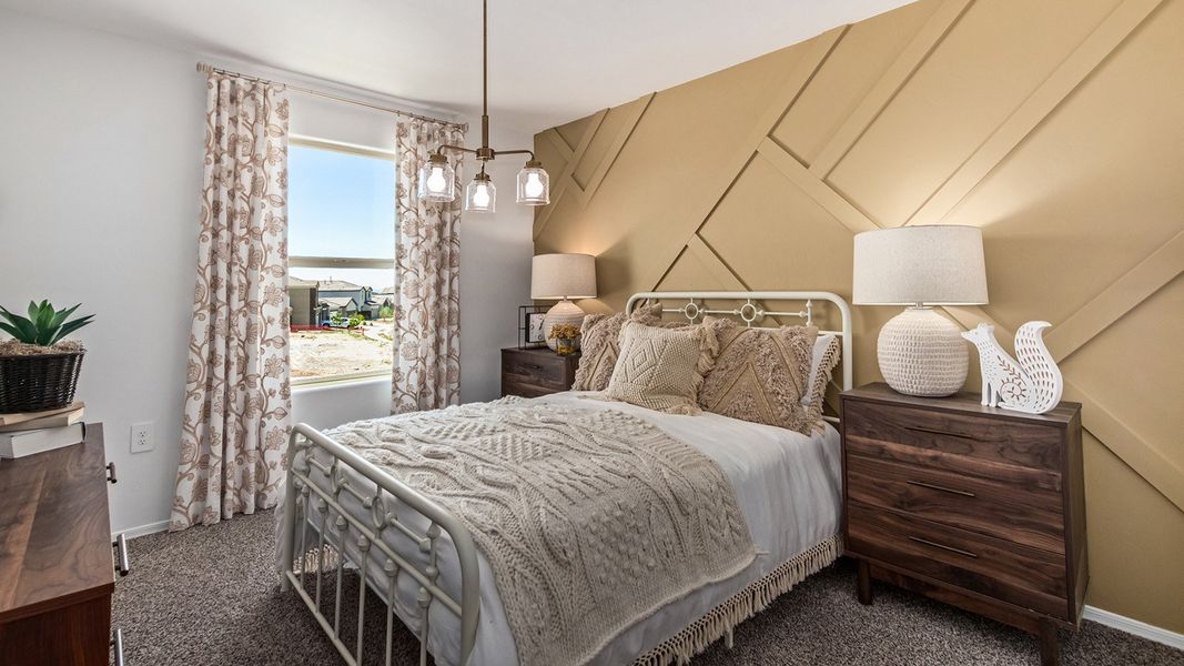 Furnished interior in a model home at Hanson Ridge in Vail (Image 37).