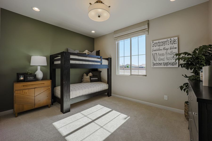 Bedroom 3 - Ventana - Vidrio at Estrella in Goodyear, Arizona by Landsea Homes