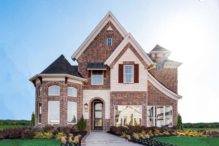 Front exterior of a home in the Goodland in Prairie Ridge community, located in Venus, TX (Image 5).