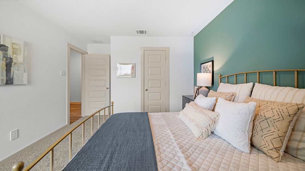 Furnished interior in a model home at Windemere in Beaumont (Image 17).