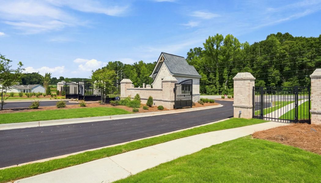 Entrance to the Fowler Farms community in Auburn, GA, featuring signage and landscaping (Image 12).