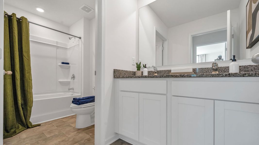 Furnished interior in a model home at Catlett Cove in Knoxville (Image 19). Furnished interior in a model home at Catlett Cove in Knoxville (Image 19).