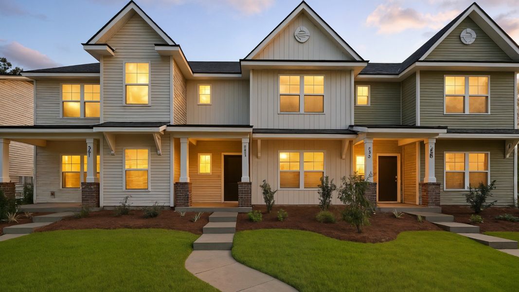 Front exterior of a home in the Garbon Fields community, located in Summerville, SC (Image 1).