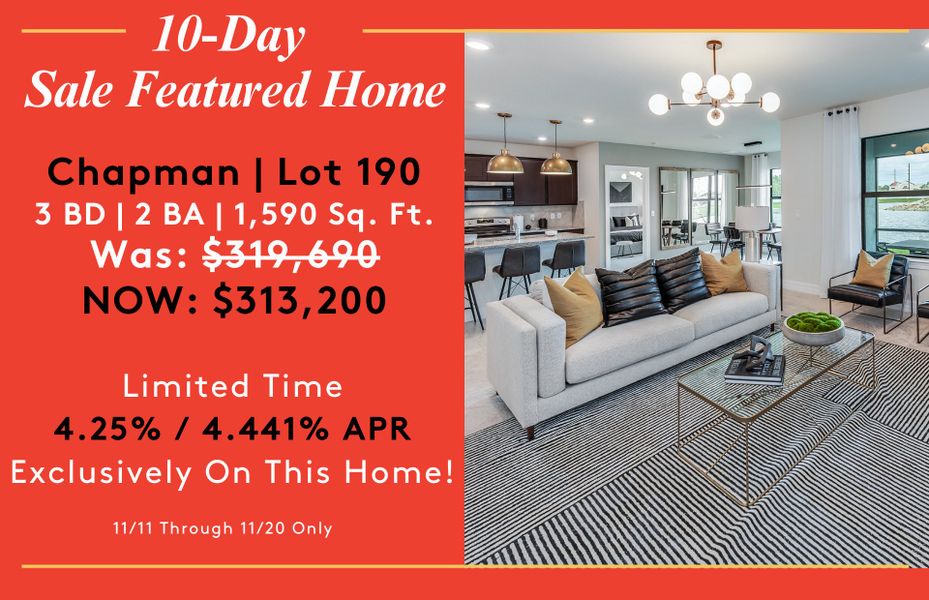 10-Day Sale Featured Home!