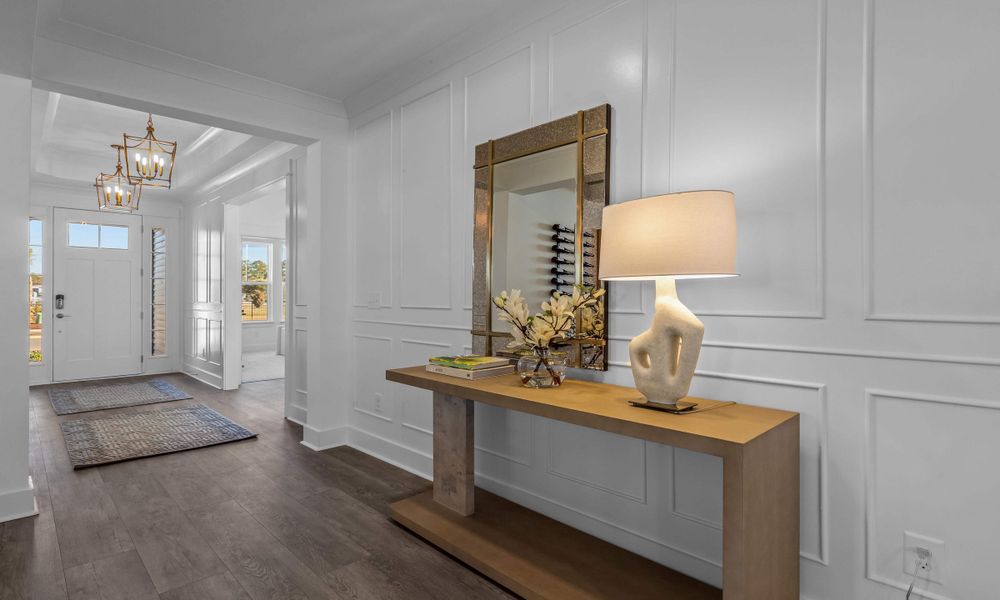 Furnished interior in a model home at Bridgewater - Shorehaven Village in Little River (Image 59).