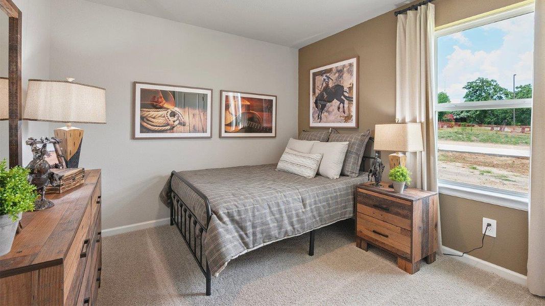 Furnished interior in a model home at Wilkins Valley in Brenham (Image 25).