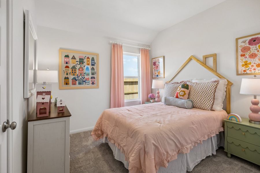Furnished interior in a model home at Sofi Lakes in Katy (Image 19).