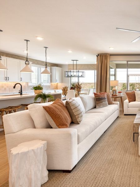 Furnished interior in a model home at Vireo at Waterston Central in Gilbert (Image 7).