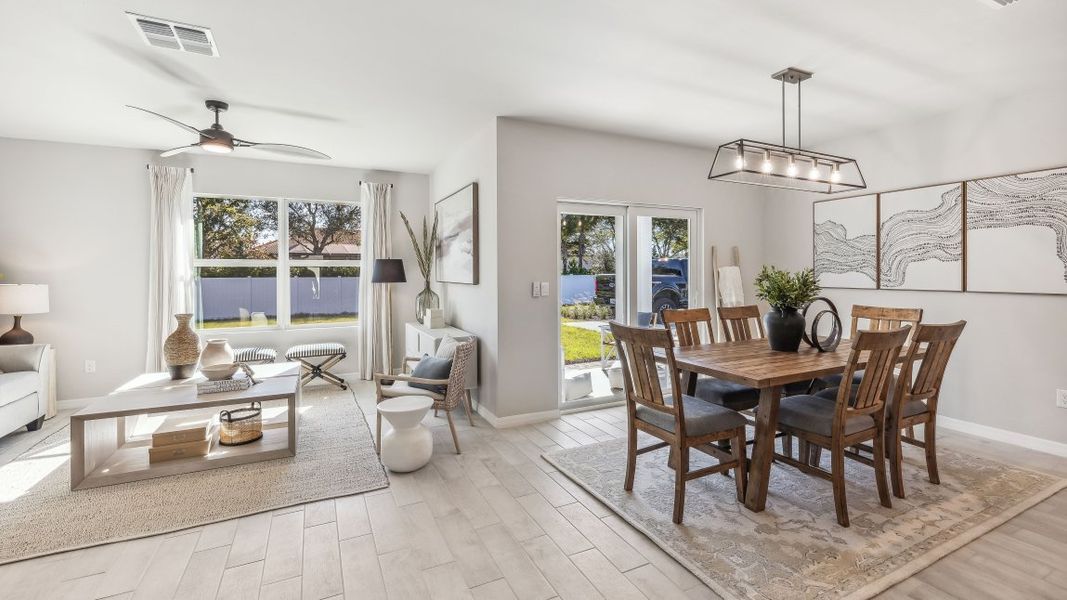 Furnished interior in a model home at Hemingway Pointe in Fort Myers (Image 6).