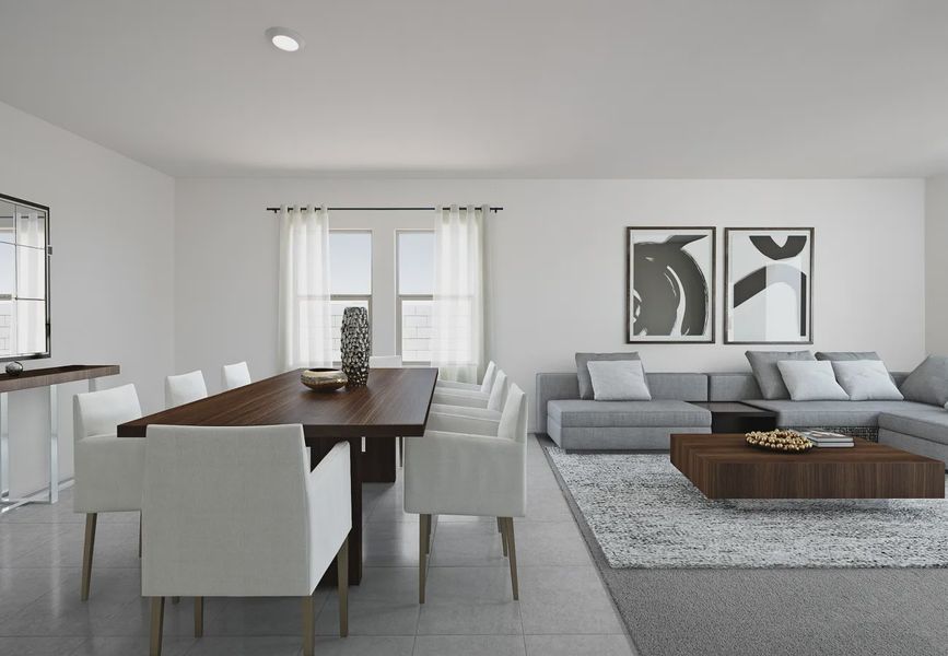Furnished interior in a model home at Magma Ranch Vistas in Florence (Image 6).