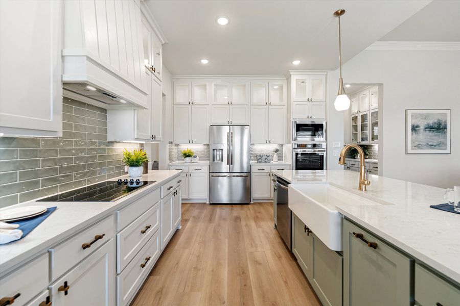 Furnished interior in a model home at Creekview Addition in Van Alstyne (Image 25). Furnished interior in a model home at Creekview Addition in Van Alstyne (Image 25).