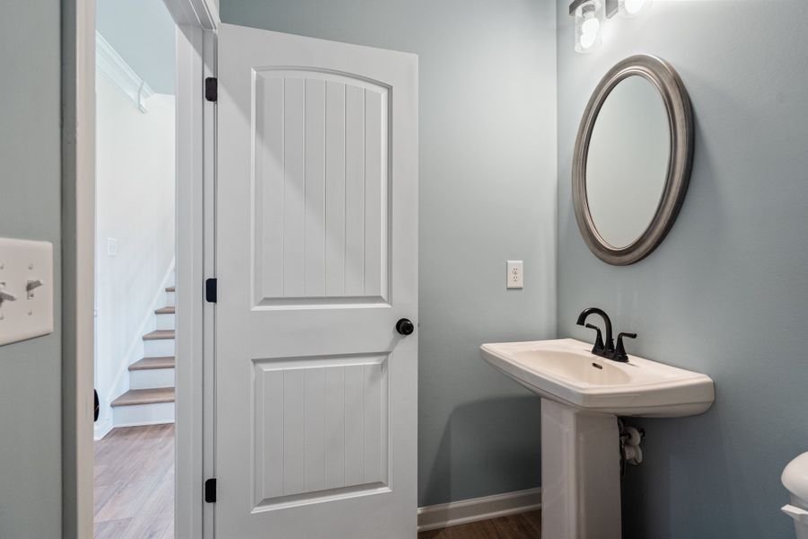 Furnished interior in a model home at Vandiver Creek in South Fulton (Image 42).