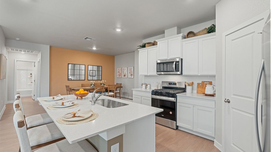 Furnished interior in a model home at Empire Estates in Corpus Christi (Image 9).