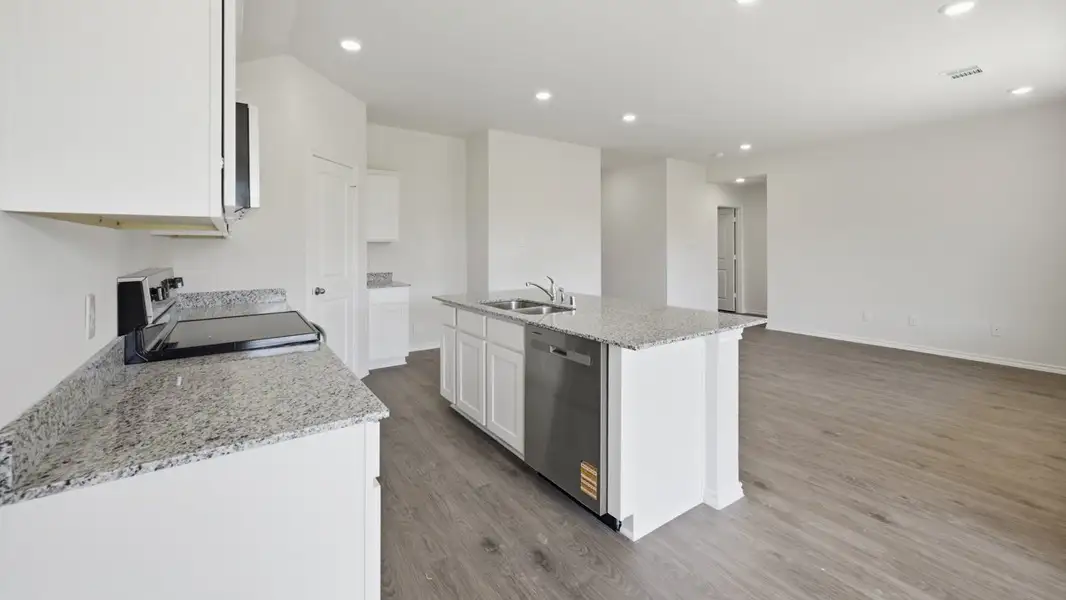 Furnished interior in a model home at Three Oaks in Sherman (Image 4).