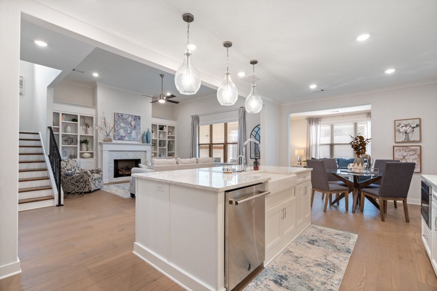 Furnished interior in a model home at White Oak in Arlington (Image 17). Furnished interior in a model home at White Oak in Arlington (Image 17).
